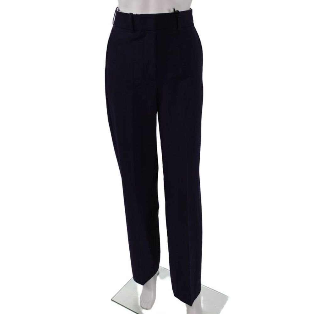 Seventy Womens Dress Pants Purple Solid Polyester Zip Size 40